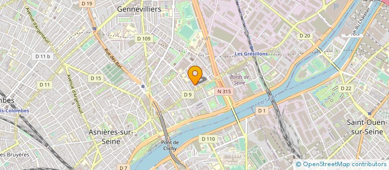 localisation de l'entreprise SYND COPR à GENNEVILLIERS