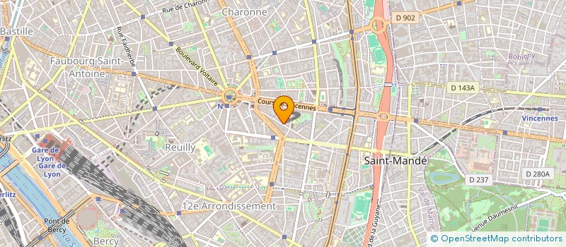 localisation de l'entreprise SYND.COPR. 44 46 RUE DU RENDEZ  VOUS 750  PARIS