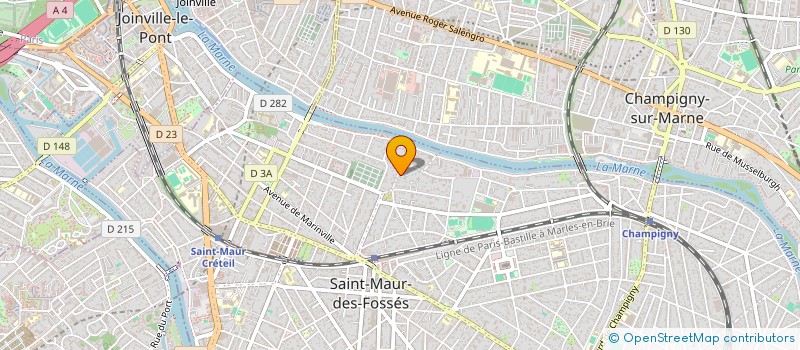 localisation de l'entreprise SYND.COPR. 44 AV GABRIEL PERI à SAINT-MAUR-DES-FOSSES
