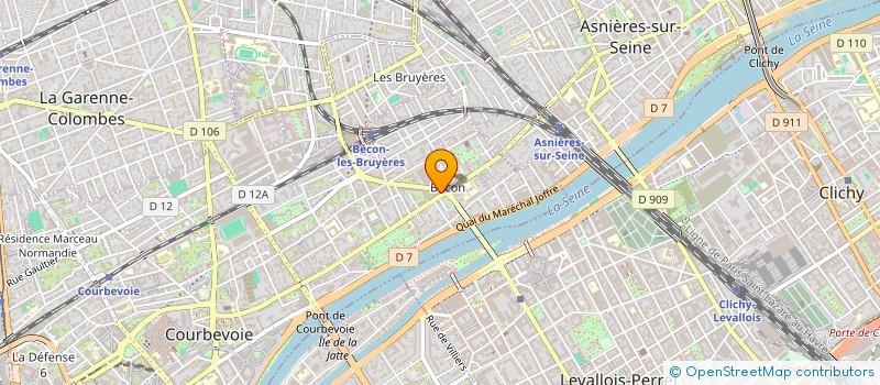 localisation de l'entreprise SYND.COPR. 44 RUE DE FLEURUS 75006 PA à COURBEVOIE