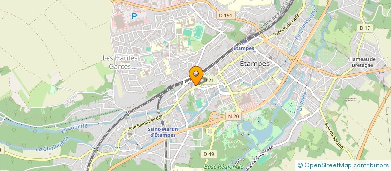 localisation de l'entreprise SYND COPR à ETAMPES