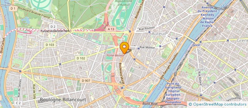 localisation de l'entreprise SYND COPR 45 BD MURAT  PARIS