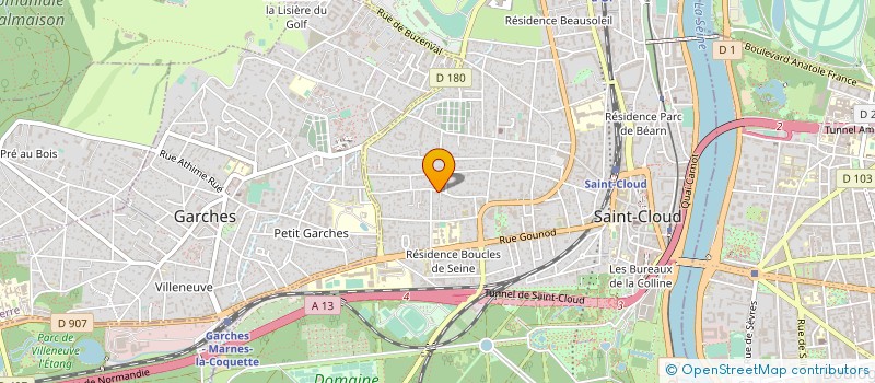 localisation de l'entreprise SYND COPR 45 RUE SEVIN VINCENT 92210 SAINT CLOUD à SAINT-CLOUD