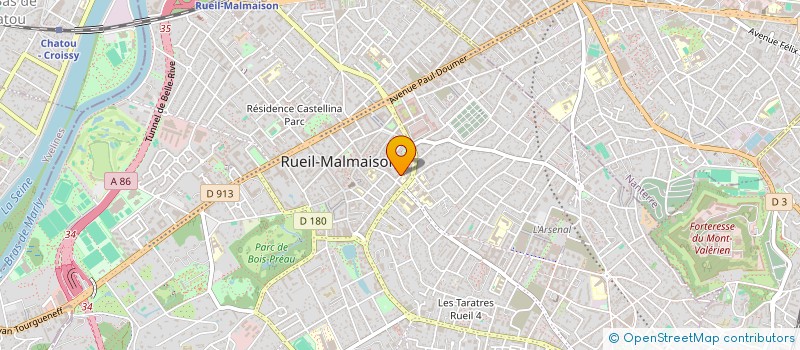 localisation de l'entreprise SYND COPR 46 48 AV BUZENVAL RES CLARY 92 à RUEIL-MALMAISON
