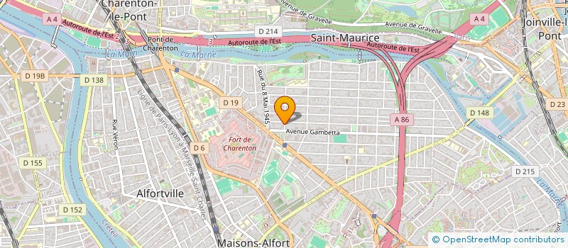 localisation de l'entreprise SYND.COPR. 46-48 RUE DE LA BELLE IMAGE à MAISONS-ALFORT