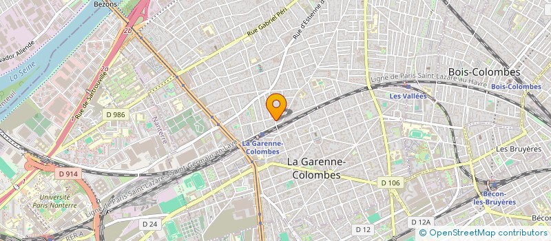 localisation de l'entreprise SYND.COPR. 46 48 RUE DU COMMERCE 92 COLO  COLOMBES