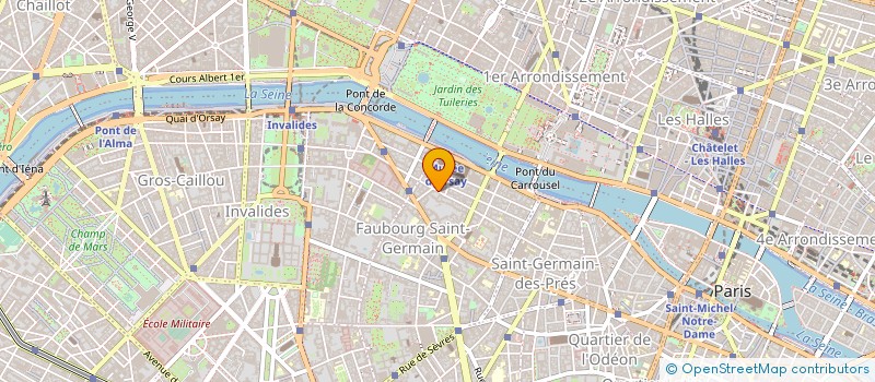 localisation de l'entreprise SYND.COPR. 46 BD DES INVALIDES  PARIS RE  PARIS