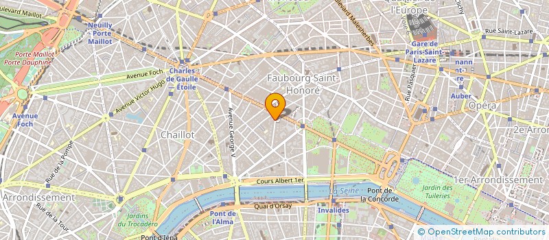 localisation de l'entreprise SYND.COPR. 46 RUE DE PONTHIEU   75008 PA  PARIS