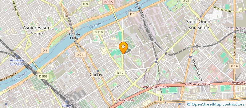 localisation de l'entreprise SYND.COPR. 46 RUE DU GENERAL ROGUET 9 à CLICHY