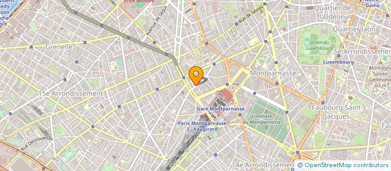 localisation de l'entreprise SYND COPR 46 RUE FALGUIERE  PARIS