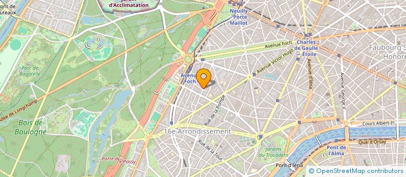 localisation de l'entreprise SYND.COPR. 46 RUE SPONTINI 75016 PARIS R  PARIS