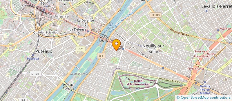 localisation de l'entreprise SYND COPR 47 & 47B BD CDT CHARCOT à NEUILLY-SUR-SEINE