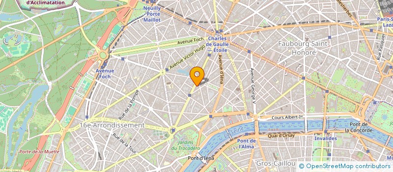localisation de l'entreprise SYND.COPR. 47 AV. KLEBER 75116  PARIS RE  PARIS
