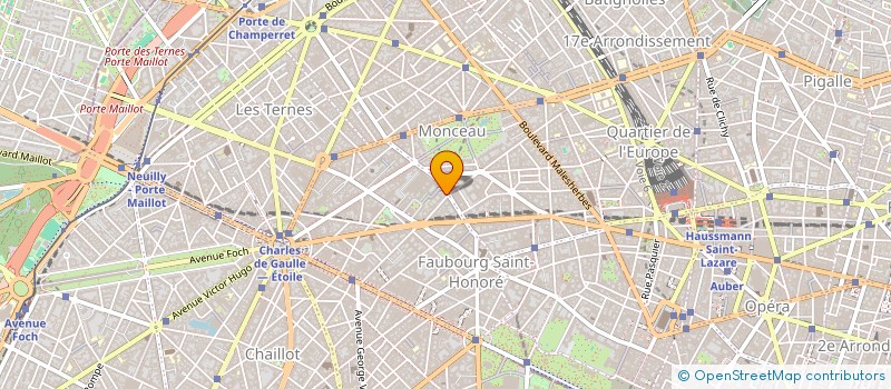 localisation de l'entreprise SYND.COPR. 47 BD DE COURCELLES  75008 PA  PARIS