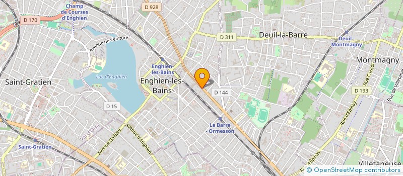 localisation de l'entreprise SYND.COPR. 47 BIS RUE DU GENERAL DE GAUL  DEUIL-LA-BARRE