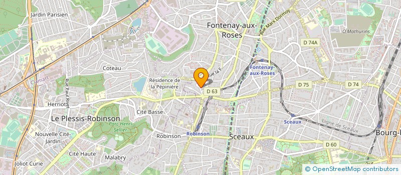 localisation de l'entreprise SYND.COPR. 47 RUE D ESTIENNE    D ORVES à FONTENAY-AUX-ROSES