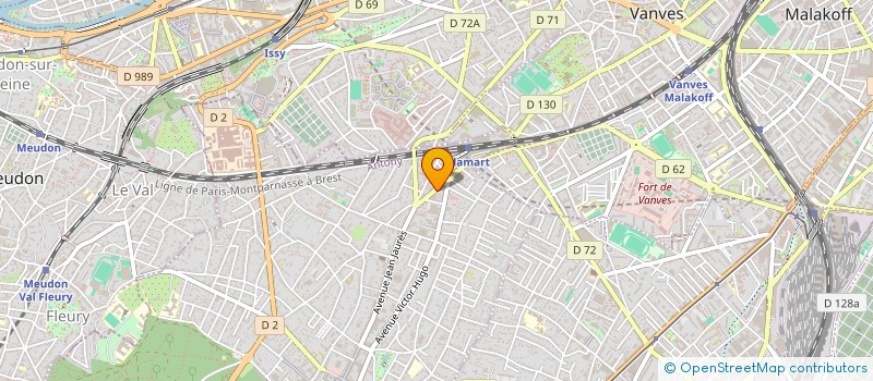 localisation de l'entreprise SYND COPR 47 RUE DE FLEURY à CLAMART
