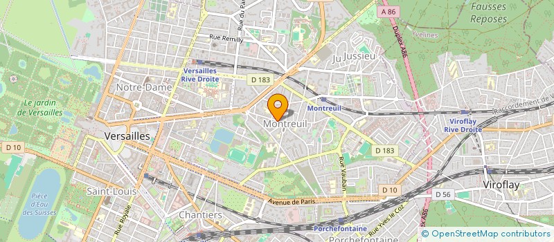 localisation de l'entreprise SYND COPR 47 RUE DE MONTREUIL à VERSAILLES