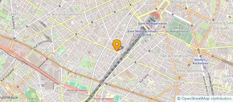 localisation de l'entreprise SYND.COPR. 47 RUE DE VOUILLE    75015 PA  PARIS