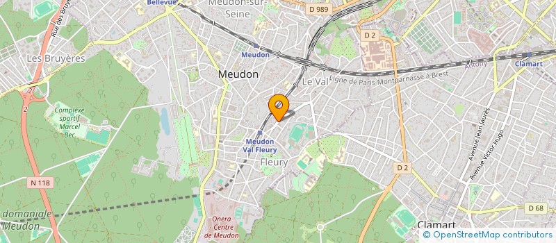 localisation de l'entreprise SYND.COPR. 48 BIS RUE H BARBUSSE MEUDON à MEUDON