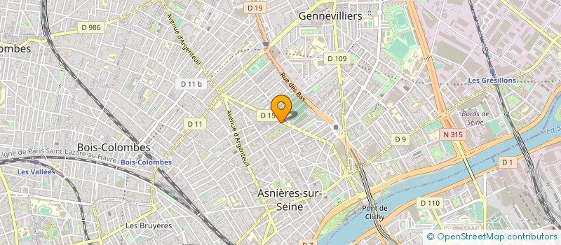 localisation de l'entreprise SYND.COPR. 48 RUE DE L ALMA 92  ASNIERES  ASNIERES-SUR-SEINE