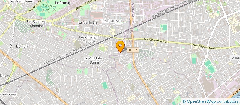 localisation de l'entreprise SYND COPR 48 RUE DENIS PAPIN  95870 BEZONS  BEZONS