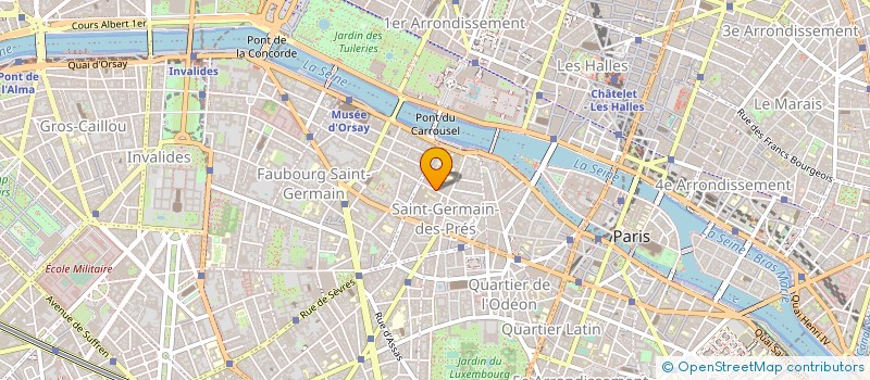 localisation de l'entreprise SYND.COPR. 48 RUE JACOB 75006   PARIS RE  PARIS