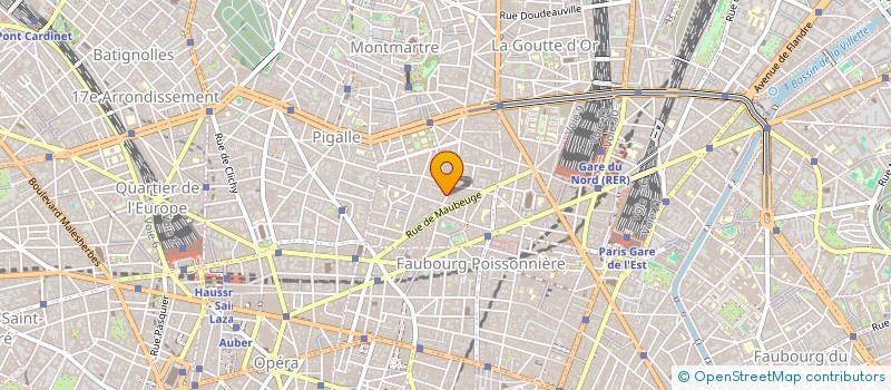 localisation de l'entreprise SYND.COPR. 49 BD DE ROCHECHOUART PARIS 9  PARIS