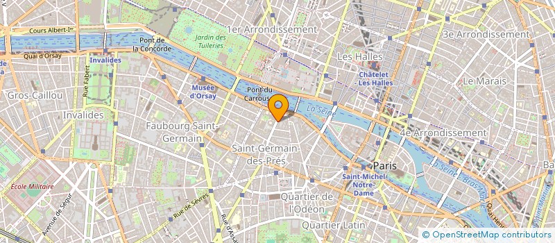 localisation de l'entreprise SYND.COPR. 49 RUE DE RENNES PARIS 6 REP  PARIS