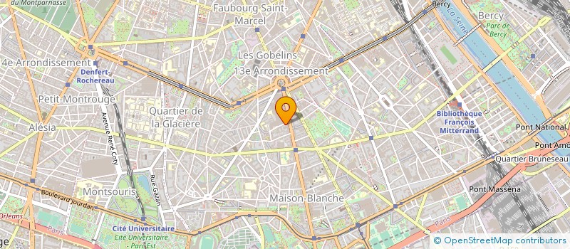 localisation de l'entreprise SYND COPR 5 7 9 RUE VANDREZANNE 75013  PARIS