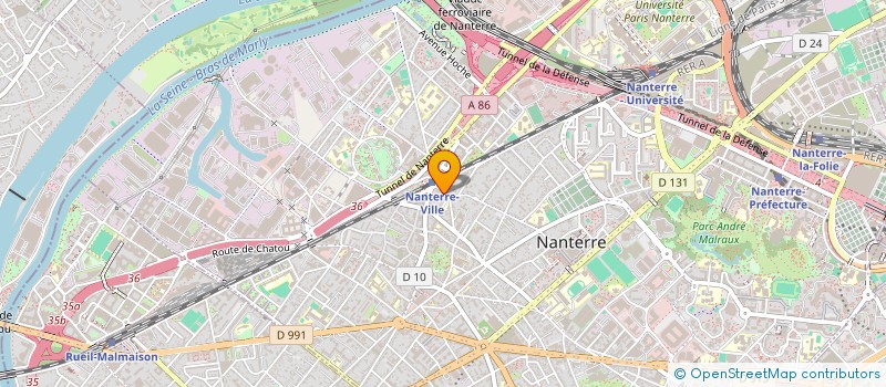 localisation de l'entreprise SYND COPR 5-7 BD DU MIDI 92 NANTERRE  NANTERRE