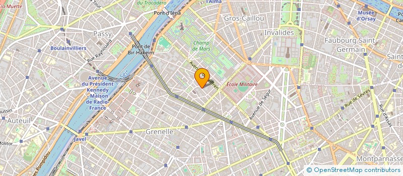 localisation de l'entreprise SYND.COPR. 5-7 RUE ALASSEUR PARIS 15  PARIS