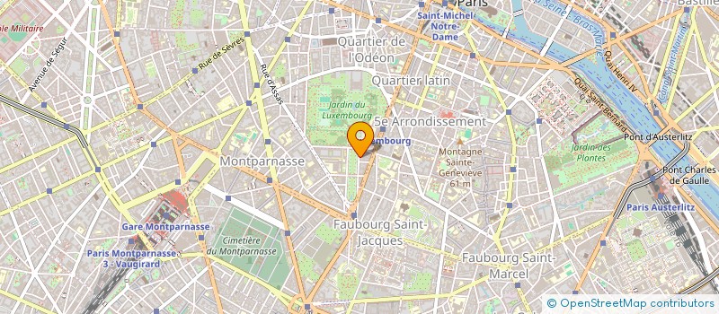 localisation de l'entreprise SYND.COPR. 5 AV. DE L'OBSERVATOIRE 75006  PARIS