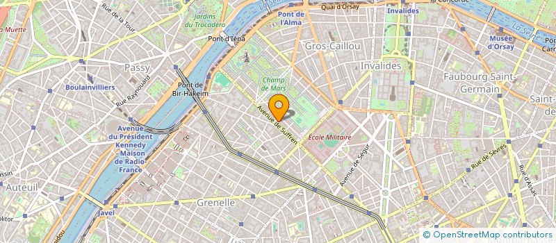 localisation de l'entreprise SYND.COPR. 5 AV DU GL DETRIE    PARIS 7  PARIS