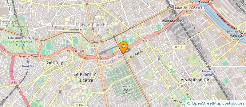 localisation de l'entreprise SYND COPR 5 AV VERDUN à IVRY-SUR-SEINE