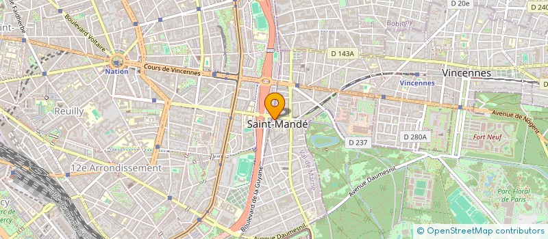 localisation de l'entreprise SYND COPR 5 AV VICTOR HUGO à SAINT-MANDE