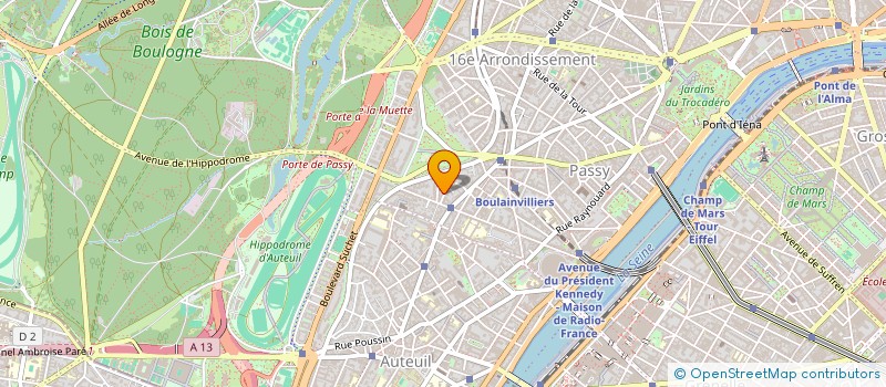 localisation de l'entreprise SYND.COPR. 5 AVE VION WIHTCOMB  75016 PA  PARIS