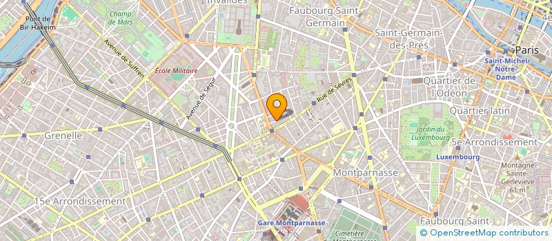 localisation de l'entreprise SYND COPR 5 AVENUE DANIEL LESUEUR  75007 PARIS  PARIS