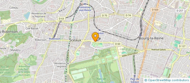 localisation de l'entreprise SYND.COPR. 5 BD COLBERT 92      SCEAUX R à SCEAUX