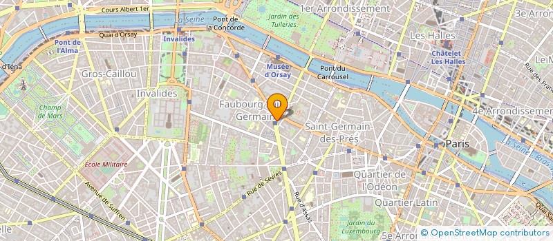 localisation de l'entreprise SYND.COPR. 5 BD RASPAIL 75007   PARIS RE  PARIS