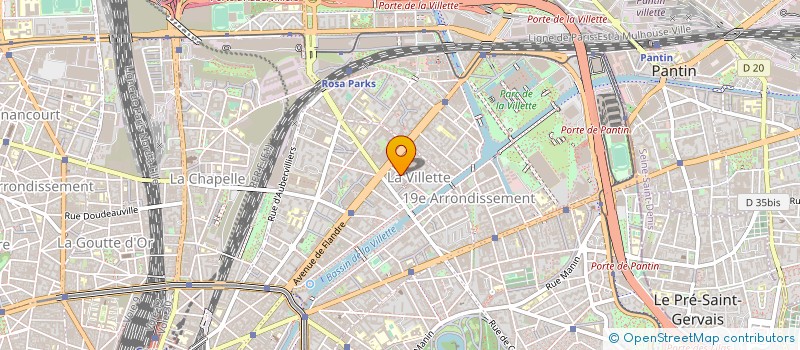 localisation de l'entreprise SYND.COPR. 5 PL. STALINGRAD     75010 PA  PARIS