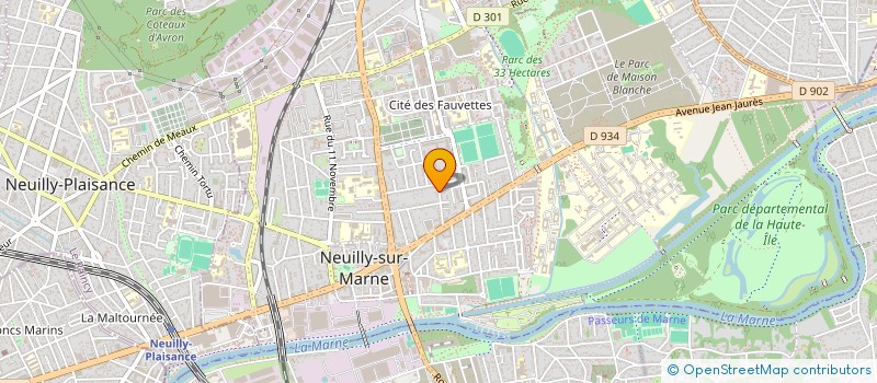 localisation de l'entreprise SYND COPR 5 R DU GAL SCHMITZ à NEUILLY-SUR-MARNE