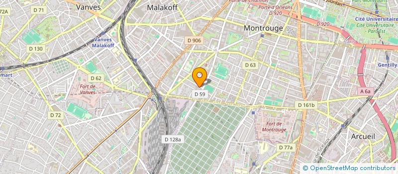localisation de l'entreprise SYND COPR 5 R ROGER SALANGRO 92 MONTROUGE  MONTROUGE