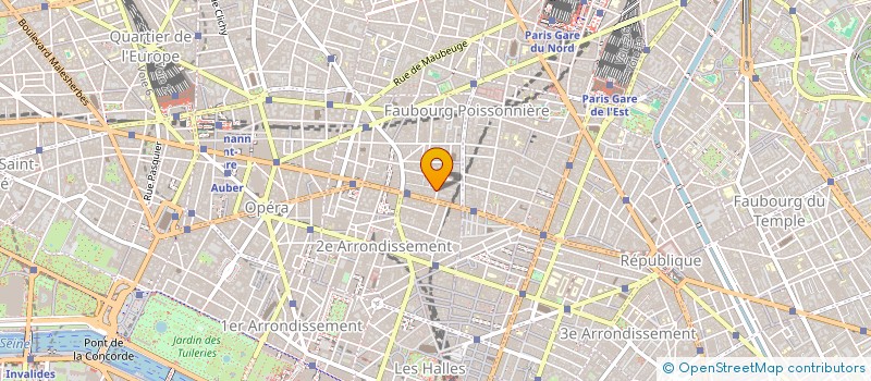 localisation de l'entreprise SYND COPR 5 R ROUGEMONT  PARIS