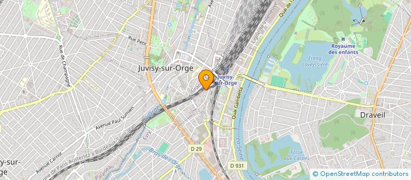 localisation de l'entreprise SYND.COPR. 5 R WURTZ 91JUVISY SUR ORGE R à JUVISY-SUR-ORGE