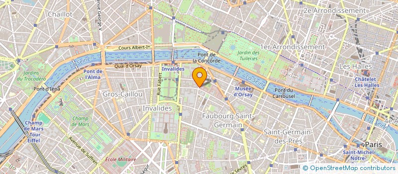 localisation de l'entreprise SYND COPR 5 RUE BOURGOGNE 75007 PARIS  PARIS