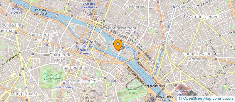 localisation de l'entreprise SYND.COPR. 5 RUE BUDE 75004 PARIS REP PA  PARIS