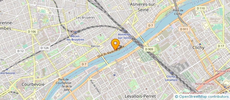 localisation de l'entreprise SYND.COPR. 5 RUE D ANJOU 92 ASNIERES à COURBEVOIE