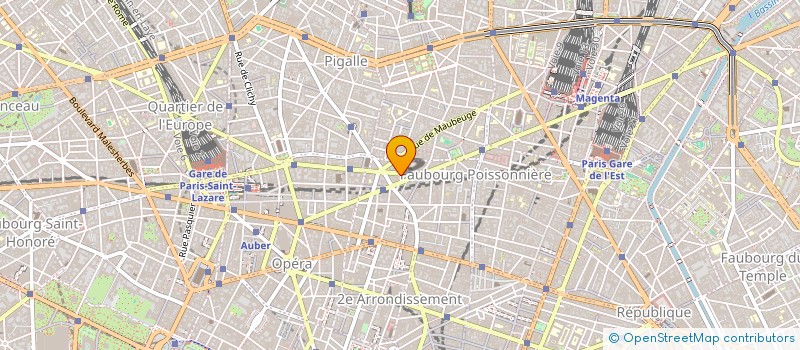localisation de l'entreprise SYND.COPR. 5 RUE DE CHATEAUDUN  PARIS 9  PARIS
