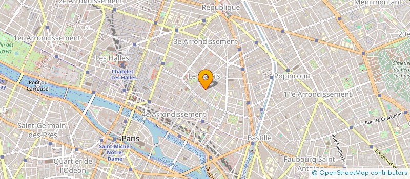 localisation de l'entreprise SYND.COPR. 5 RUE DE L AMIRAL    MOUCHEZ  PARIS